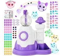 DIY Magic Sticky Balloon Kit for Kids, Nano Tape Bubble with Squishy Maker Pump Toy, Make Your Own Squishy Bubble Toy, Arts & Crafts Activity, Sticky Balls Craft Kit Gift for Boys Girls Ages 3-12