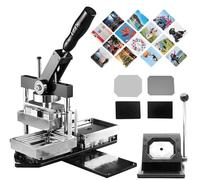 Diy Magnet Making Machine Kit - 80X5M Fridge Magnet Button Maker With Paper Cutter & 100 Sets Of Supplies For Custom Pin Badge Crafting,