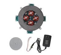 DIY Magnetic Levitation Module Science Experiment Kit - Educational Model with LED Light, Magnetic Suspension Display, Floating & Rotating Platform for Desk Decor, Gift for Adults (500g)