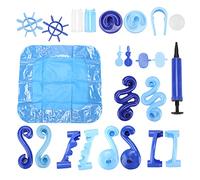 DIY Marble Run Race Track Building Toy | 100 + Pieces for Young Users 3 + | Creative Construction Set for Youngsters | STEM Educational Toys