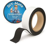 DIY-Mate Draught Excluder 20mm X 5M for Doors and Window Seal Strip - This Draft Excluder Tape Will Keep Your Home Warm, Cozy and Energy-Efficient!