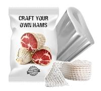 DIY Meat Curing Kit - 1 Microporous Paper Sheet & 30cm Elastic Netting for Cured Hams, Fresh Ham, Bondiola and Dry-Cured Meats