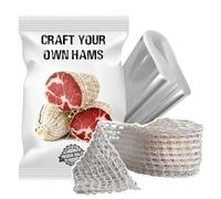 DIY Meat Curing Kit X2 - 2 Microporous Paper Sheet & 60cm Elastic Netting for Cured Hams, Fresh Ham, Bondiola and Dry-Cured Meats