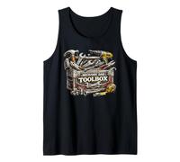 DIY Mechanic Dad Toolbox Vintage Tools Proud Father Tank Top
