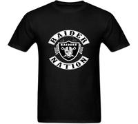 DIY Men's The Raider Nation 100% Cotton Short Tee