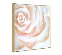 DIY Metal Canvas Frame for 16x20 Canvas Paintings, 1.5" Deep Modern Floater Frame for Oil Paintings, Portrait, Landscape, Living Room, Bedroom, Home Office Wall Art Decor (Gold)