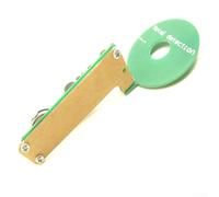 DIY Metal Detector Electronic Kit for Handheld Security Detection, High Sensitivity 3-5VDC Powered with PCB Board, Portable Size 7.7 x 2.7 cm - Green