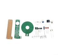 Diy Metal Detector Electronic Kit For Security Checks And Game Entertainment, Green Pcb Board Assembly Project With High Sensitivity, Portable Handheld Device Requires 2032