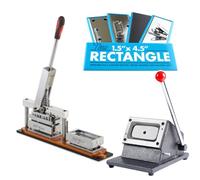 DIY Metal Pin Badge Maker Kit with Square Cutter and Accessories for Custom Badges and Fridge Magnets