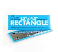 DIY Metal Pin Badge Maker Kit with Square Cutter and Accessories for Custom Badges and Fridge Magnets