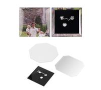 DIY Metal Pin Badge Maker Kit with Square Cutter and Accessories for Custom Badges and Fridge Magnets