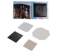 DIY Metal Pin Badge Maker Kit with Square Cutter and Accessories for Custom Badges and Fridge Magnets