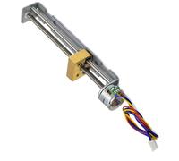 DIY Micro Linear Screw Slide Table Stepper Motor DC 4-9V 15mm 80mm Stroke 2 Phase 4 Wire