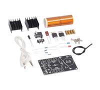DIY Mini Coil Kit, 15W Music TeslaCoil Kit TeslaCoil Plasma Speaker Kit DIY Soldering Project Science Physics Model for Teens Kids Adults