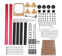 DIY Mini marco abierto de aleación de aluminio ATX Placa base PC Caja de computadora Diseño de bloques de construcción desnudos apilables livianos para constructores de PC