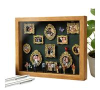 DIY Mini Museum Silhouette Box, 22x31cm Mini Museum Picture Frames With Lights Figurines, 2026 New Creative Memory Display For Wedding, anniversarys, Birthday & Home Decor