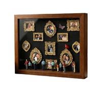 DIY Mini Museum Silhouette Box, Museum of Us Shadow Box with Miniature Figurines, Celebrate Your Memories in Style, Shadow Boxes Frame Kit, Personalized Memory Decor
