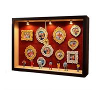 DIY Mini Museum Silhouette Box, Shadow Box Frame Set, Shadow-Box Kit with Mini Frames Lights & Figurines People, Celebrate Unique Memories in Style, for Anniversary, Wedding, Birthday and Home Decor