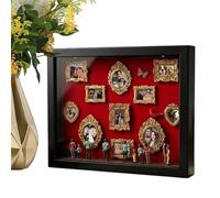 DIY Mini Museum Silhouette Box with Light, Mini Museum Picture Frame, MiniMuseum Of Us Shadow Boxs, Personalised Miniature Museums Shadow Box Display Case with Figures, Memory Display Case
