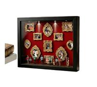 DIY Mini Museum Silhouette Box With Light, Mini Photo Frames & Figurines, Shadow Box Frame Set, 2026 Celebrate Your Memories In Style For , Wedding, Birthday & Home Décor
