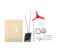 DIY Mini Solar Windmill for Kids Practical Science Learning Tool for Home Environment