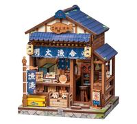 DIY Miniature Dollhouse Kit for Beginners, 3D Wooden Puzzle, 129 PCS