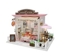 DIY Miniature Dollhouse Kit, Model Building Craft Diorama Kit, Mini House Kit for Beginners, for Birthday, Christmas