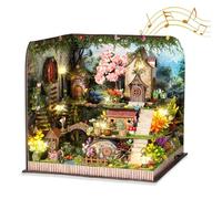 DIY Miniature "Forest Whisper Secret Realm" Dollhouse Kit - Enchanted Fantasy Garden Scene with Built-in Music Movement - Creative Craft Gift for Adults