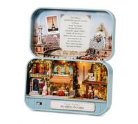 DIY Miniature House Box Theatre Kit with LED Light