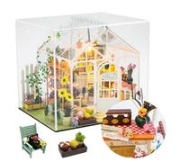 Diy Miniature House Kit 3d Wooden Puzzle Doll House Halloween Decoration Gift Miniature Scene Model Handmade Creative Diy