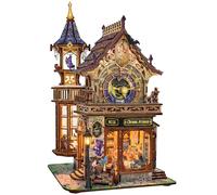 DIY Miniature House Kit, Book Nook Mini House Bookshelf Decor 3D Wooden Puzzle for Adults, Birthday Gift for Family, Friends - Time Magic Club