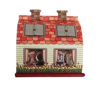 Diy Miniature House, Tiny Figurines, Miniature House Kits for Adults, Handcrafted Tiny Home Model, Creative Diy Craft Kit, for Home Shelf Library Shop Store Christmas Kids Adults