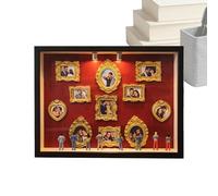 DIY Miniframes - 20cm Miniature Museum Display Kit, creativeFrame Decor Set, Compact Artframes | Mini Art Museumframes Kit