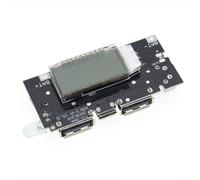 Diy Mobile Power Bank For Battery Charger Dual Usb Pcb Power Module With Smart Digital Display 5v 2.1a Output Resin Metal Shell Case