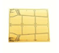 DIY Model Etched Set 1/35 German King Tiger Side Skirt Armor Upgrade Etched Parts