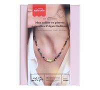 DIY Mon Collier in natural agate stones Multicoloured one size