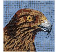 DIY Mosaic Art Kit 5.9'' Square, 15x15cm, Eagle