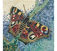 DIY Mosaic Art Kit Square 7inch 20cm Butterfly