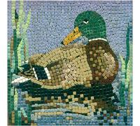 DIY Mosaic Art Kit Square 7inch 20cm Duck-2