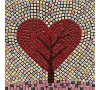 DIY Mosaic Art Kit Square 7inch 20cm Love