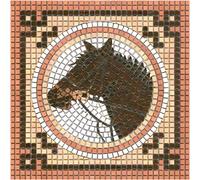 DIY Mosaic Art Kit Square 7inch 20cm Mustang