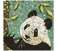 DIY Mosaic Art Kit Square 7inch 20cm Panda