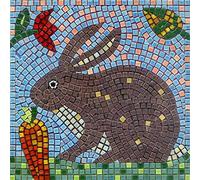 DIY Mosaic Art Kit Square 7inch 20cm Rabbit