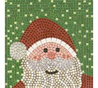 DIY Mosaic Art Kit Square 7inch 20cm Santa Claus