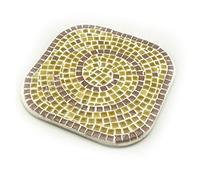 DIY Mosaic Coasters kit, 2 Pieces Honey