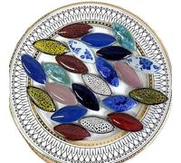 DIY Mosaic Kit 100g Ceramic Mosaic Tiles Multi Color Piece DIY Making Stones for Craft Hobby Arts Home Wall Decoration(21)