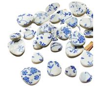 DIY Mosaic Kit 100g Ceramic Mosaic Tiles Multi Color Piece DIY Making Stones for Craft Hobby Arts Home Wall Decoration(17)