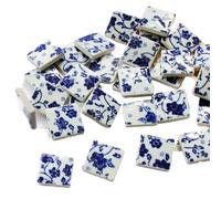 DIY Mosaic Kit 100g Ceramic Mosaic Tiles Multi Color Piece DIY Making Stones for Craft Hobby Arts Home Wall Decoration(18)