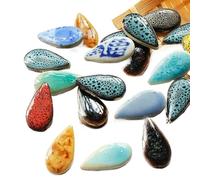 DIY Mosaic Kit 100g Ceramic Mosaic Tiles Multi Color Piece DIY Making Stones for Craft Hobby Arts Home Wall Decoration(13)