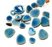 DIY Mosaic Kit 100g Ceramic Mosaic Tiles Multi Color Piece DIY Making Stones for Craft Hobby Arts Home Wall Decoration(5)